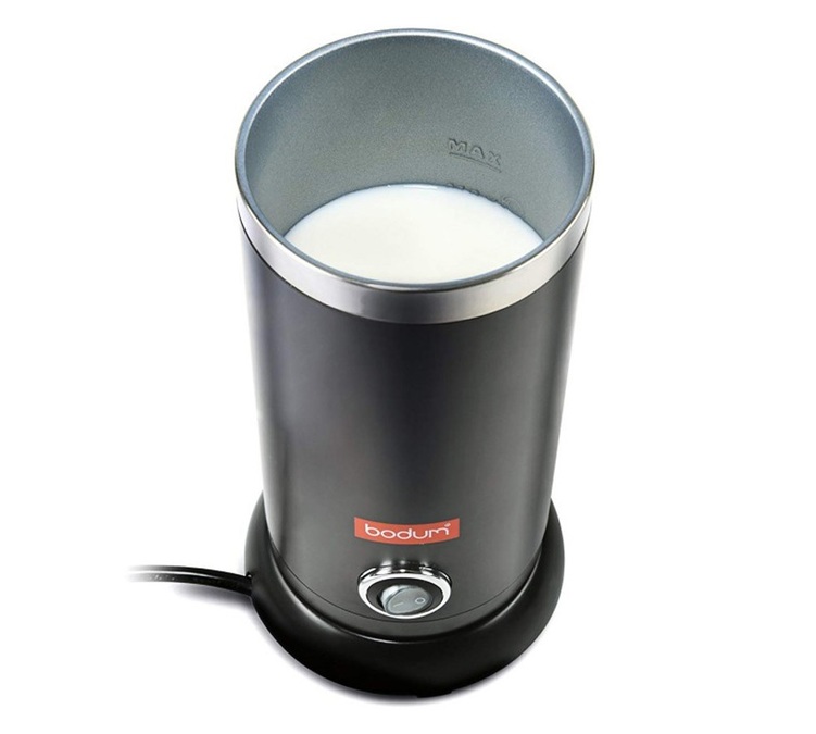 BODUM 11902-01EURO BISTRO Mousseur à lait chauffant électrique 500 W 