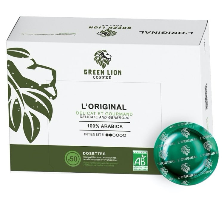 50 capsules compatibles Nespresso® Pro - L'Original - Green Lion Coffee