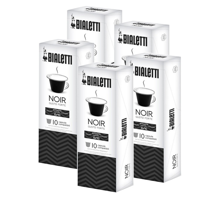50 capsules compatibles nespresso Forte Bialetti