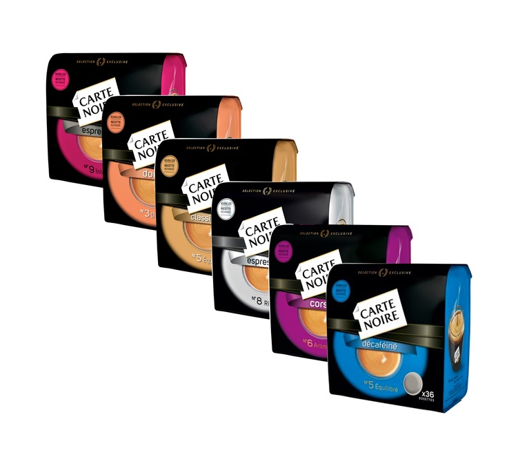 Pack Decouverte 126 Dosettes Souples Carte Noire