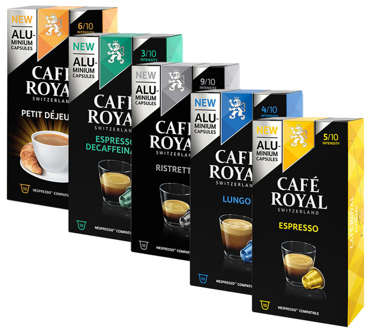 Café Royal Lungo 50 Dosettes Nespresso pause bureau entreprse société déjeuner 
