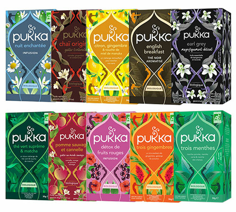 pack decouverte the infusion bio pukka