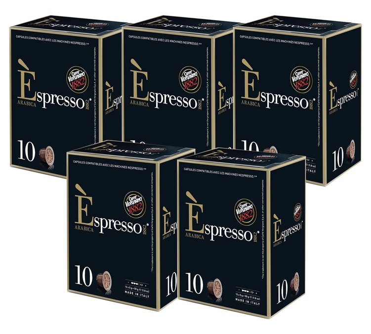 50 capsules Espresso Arabica Caffè Vergnano