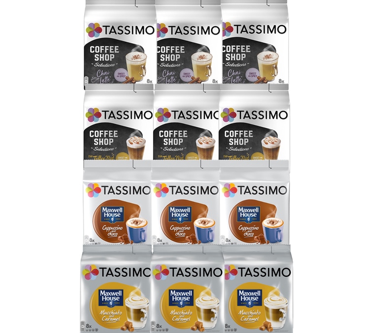 Pack Gourmand dosettes Tassimo - 120 T-Discs