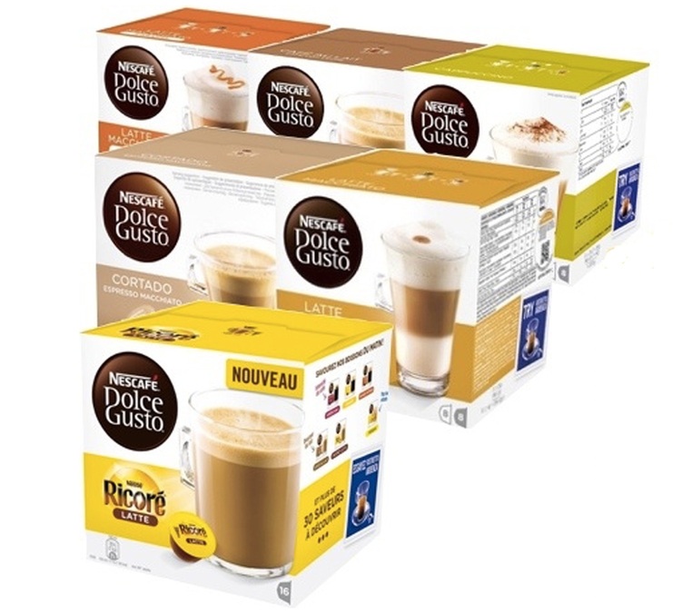 Capsule cappuccino Dolce Gusto Nescafe - pack découverte x96