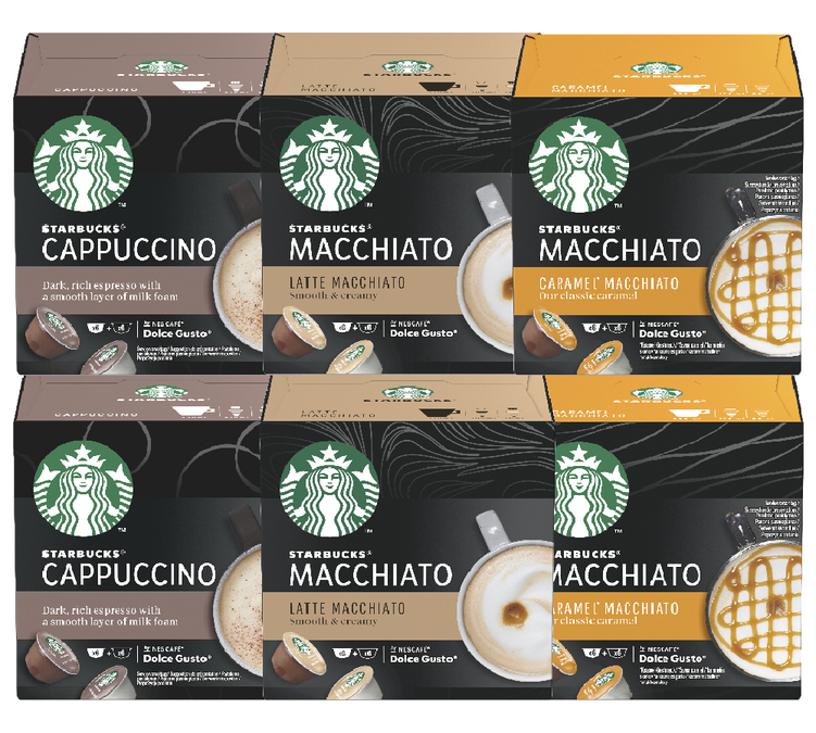 Capsule Starbucks Dolce Gusto® - pack découverte x72