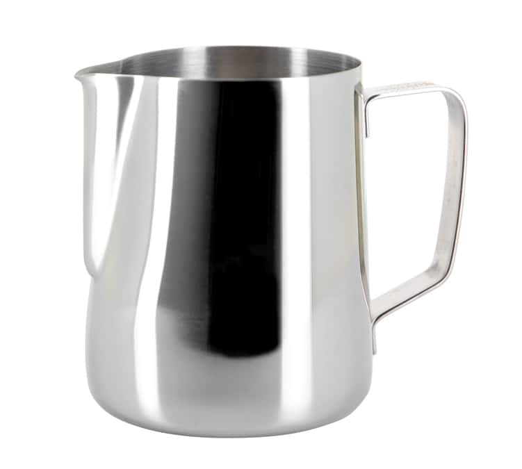 pichet inox 600ml, pot a lait avec thermomètre, pichets-mousseurs à lait  pot à lait en acier inoxydable,pour faire du cappucc[219]
