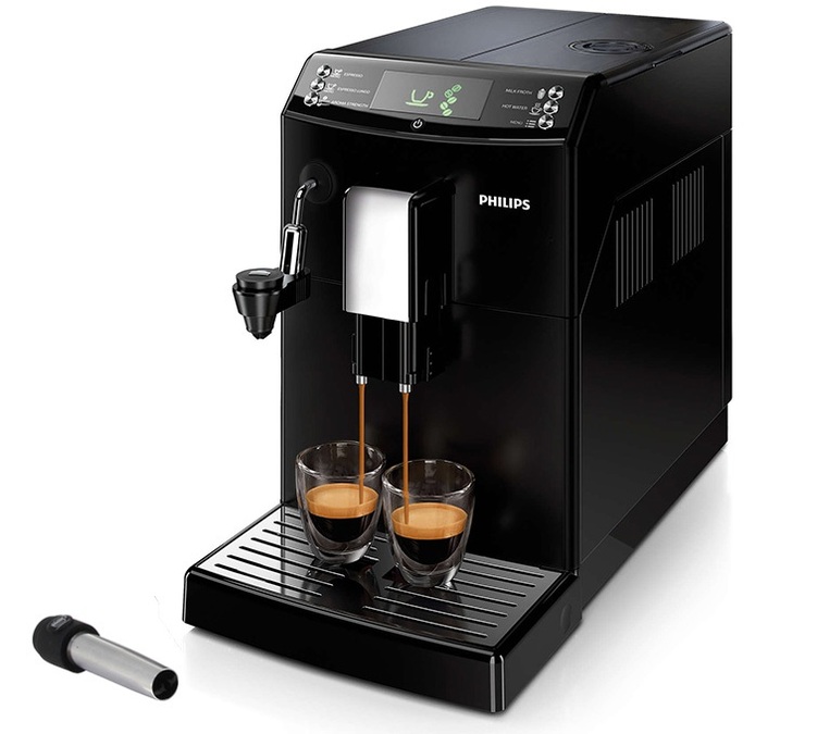 Machine à café automatique Philips Serie 3100 Noire Latte Art