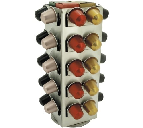 Porte capsules Nespresso II noir MELITTA : le porte capsules de 40