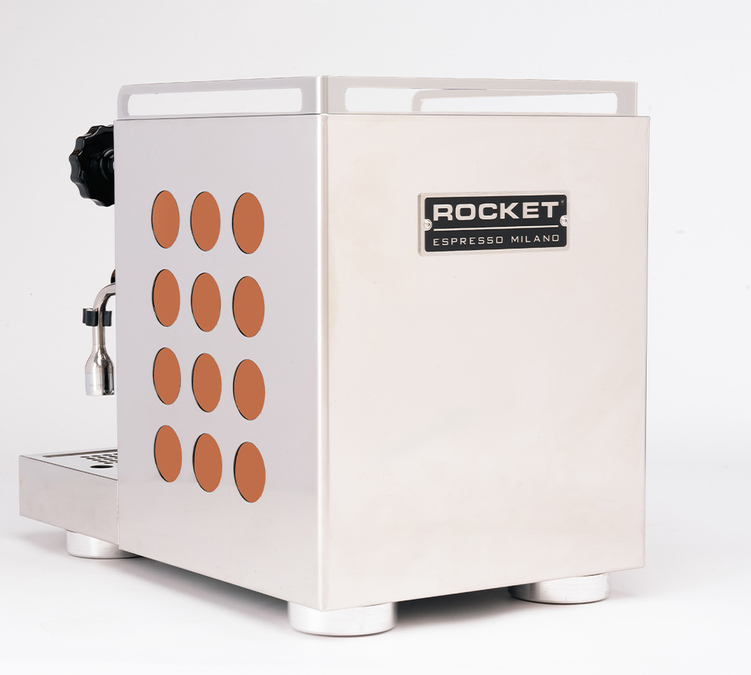 Machine expresso Rocket Appartamento 2.0 chrome inserts cuivre
