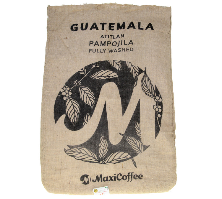 Sac En Toile de Jute Guatemala Visuel Logo MaxiCoffee