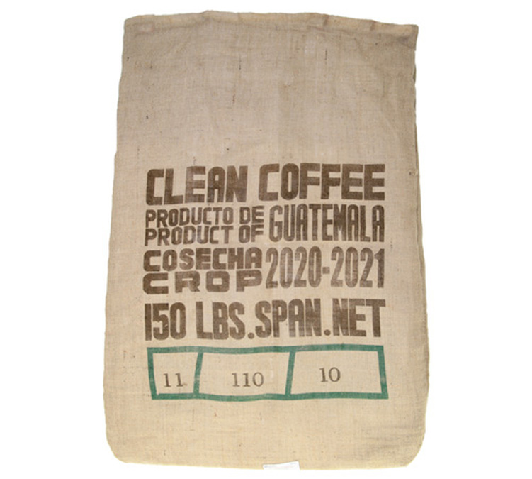 Sac En Toile de Jute Guatemala Visuel Logo MaxiCoffee