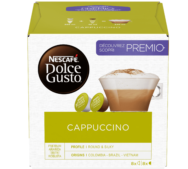 Capsule Cappuccino Dolce Gusto classique - Nescafe x16