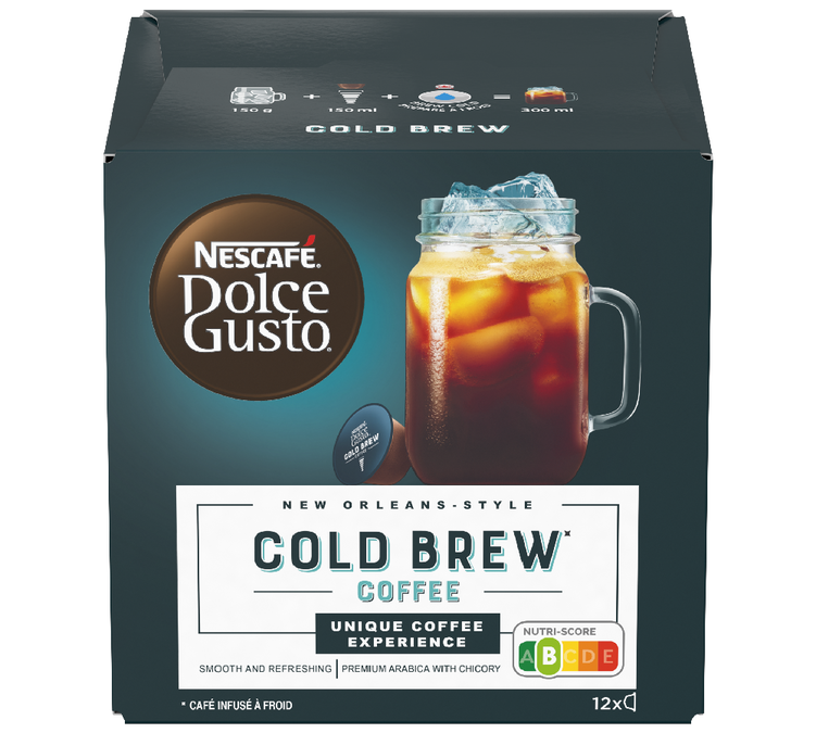 Capsules Cold Brew Coffee Café pressé à froid Dolce Gusto