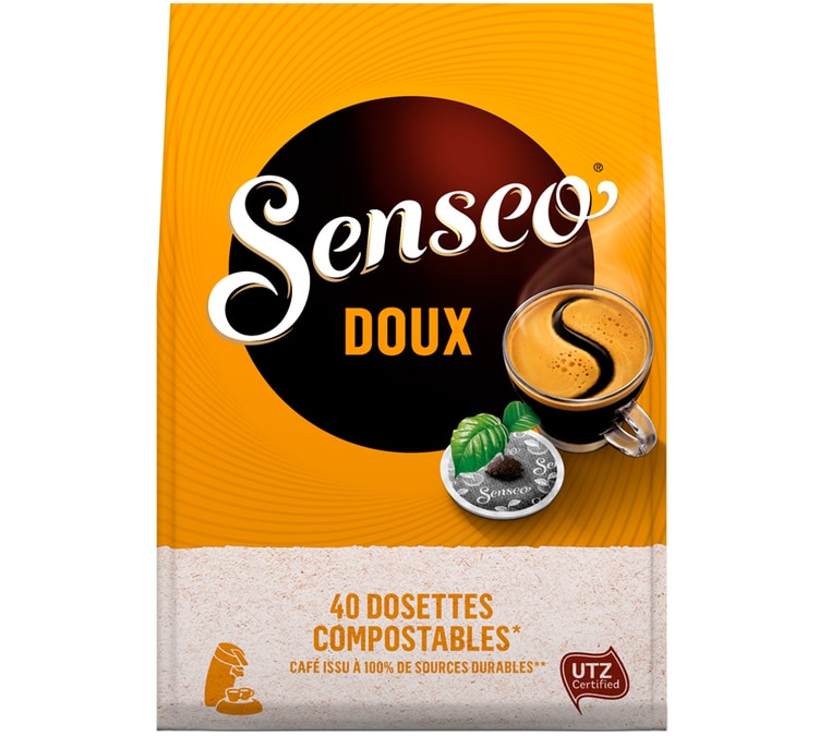 Senseo Café 400 Dosettes Doux (lot de 10 x 40) : : Epicerie