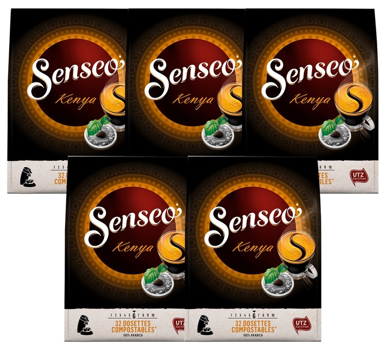 160 dosettes souples Senseo® pure origine Kenya