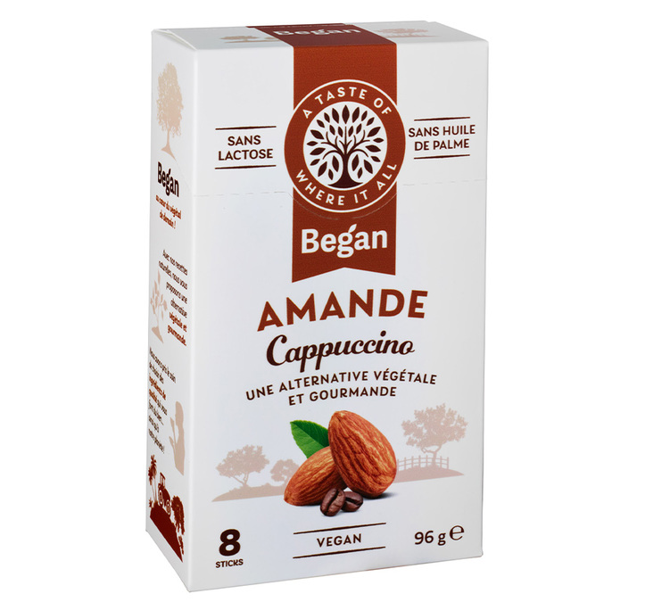 Instantané Began cappuccino amande vegan x 8 boissons