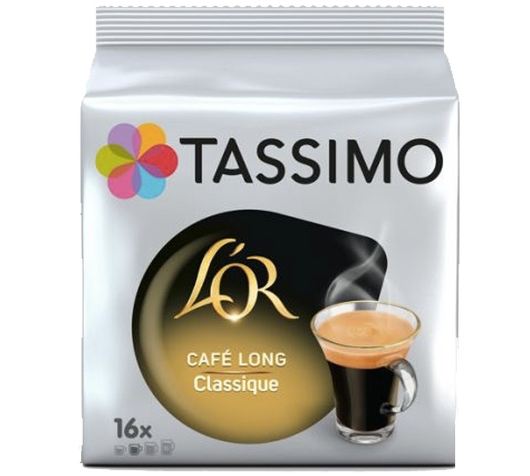 Tassimo pods L'Or Café Long Classique x 16 Tassimo TDiscs