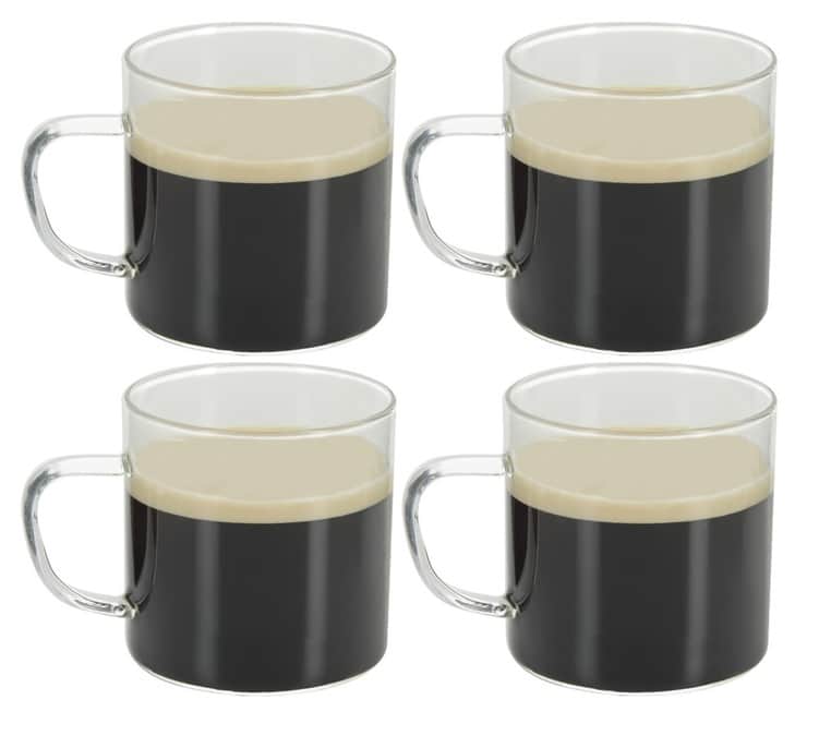 Tasses à café double paroi 25cl OGO Living - 4 pièces