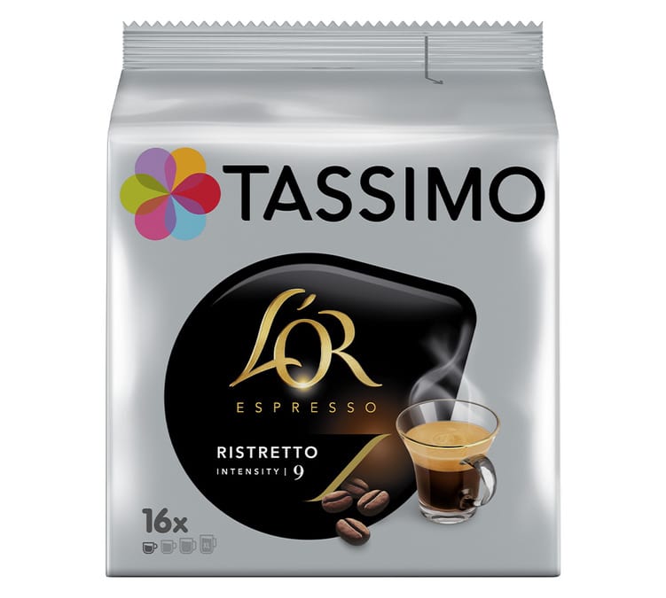 Dosettes Tassimo L'OR Espresso Ristretto - 16 T-disc