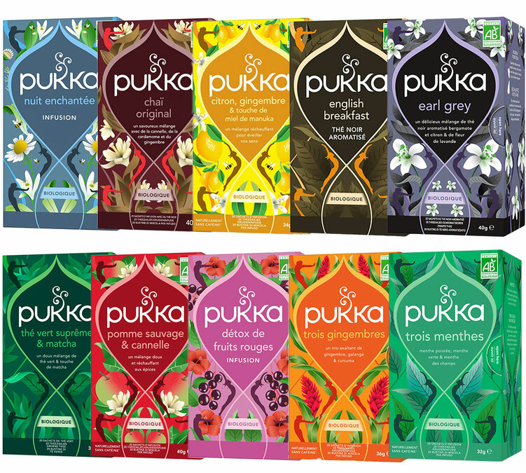 pack decouverte the infusion bio pukka