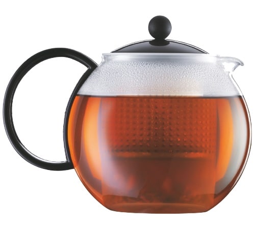 Théière Bodum bistro théiere piston avec filtre acrylique 1,5l noir