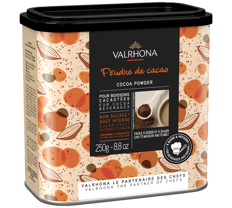 Valrhona - boite de poudre de cacao - 250 g