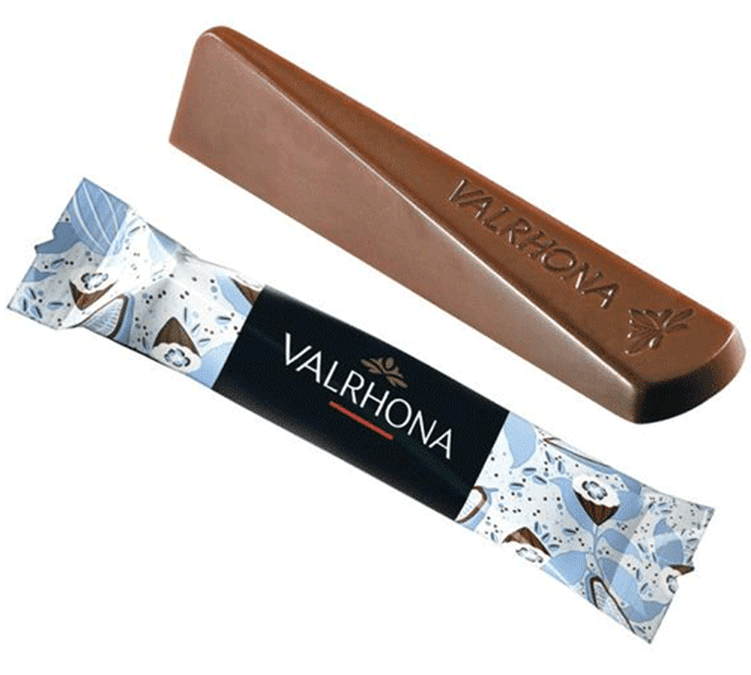 Coffret dégustation grands crus chocolat noir et lait Valrhona 60 carrés -  Valrhona