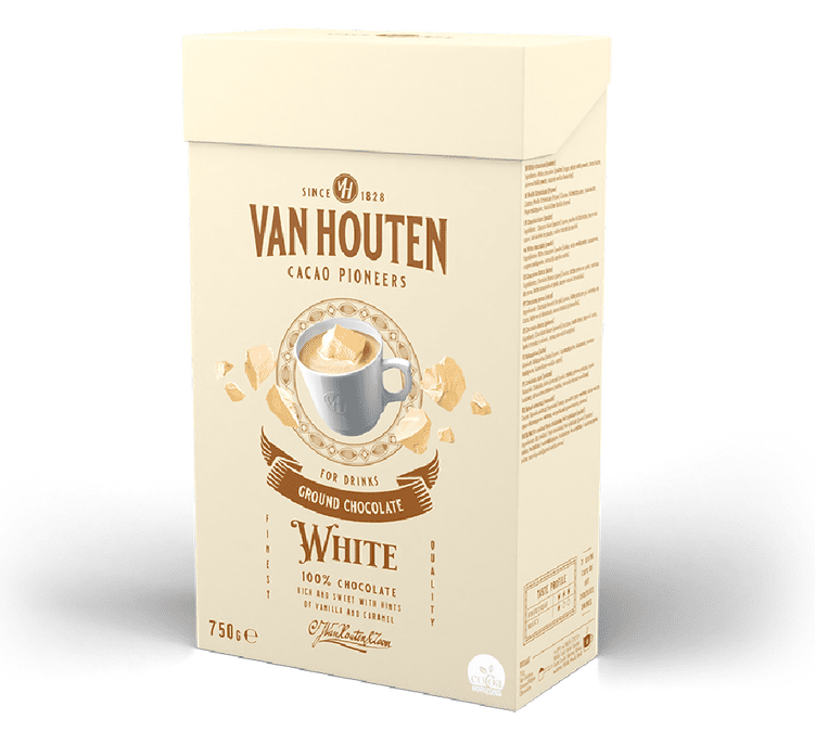 VAN HOUTEN - POUDRE CHOCOLAT BLANC 750G