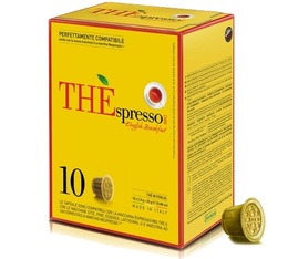 10 English Breakfast Tea capsules compatible with Nespresso� - Caff� Vergnano