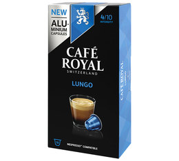 Capsules Aluminium Café Royal Lungo x10 pour Nespresso