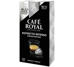 Capsules Aluminium Café Royal Ristretto Intenso x10 pour Nespresso