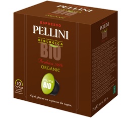 10 Capsules Bio 100% Arabica Nescafe Dolce Gusto - PELLINI 