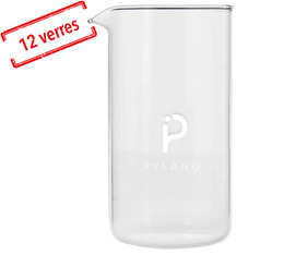 Pylano Verre de rechange pour cafetière à piston 1L x12