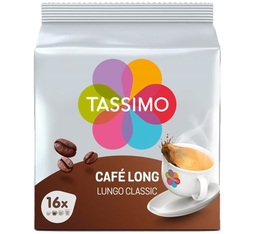Dosette Tassimo café long classic - 16 T-Discs