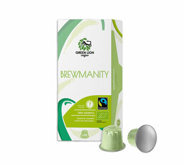 10 capsules compatibles Nespresso* Original Brewmanity - GREEN LION COFFEE