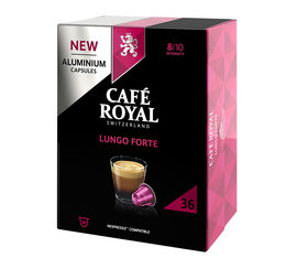 36 capsules Lungo Forte - Nespresso® compatible - CAFE ROYAL