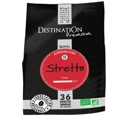 Stretto n�11 organic soft coffee pods x36