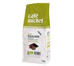 Café en grains bio Mélange Equilibré - 1Kg - Café Michel