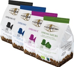 Miscela d'Oro selection pack - 40 Nespresso� capsules
