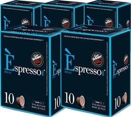 50 capsules Décafeiné - Nespresso compatible - CAFFEE VERGNANO