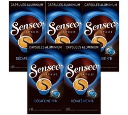 Senseo 'D�caf�in� N�6' aluminium capsules for Nespresso x 50