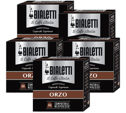Bialetti Orzo (Barley) capsules for Nespresso x 50