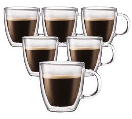 Verres double paroi BODUM - Bistro 6x15cl