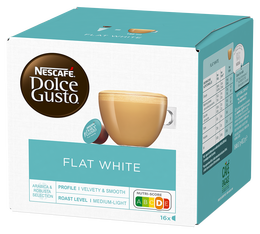 16 capsules Dolce Gusto Flat white  - NESCAFE DOLCE GUSTO