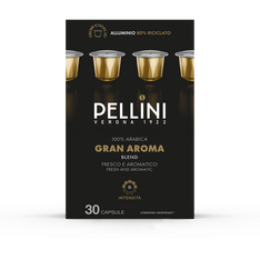 30 Nespresso* Original Compatible Capsules Gran Aroma – PELLINI