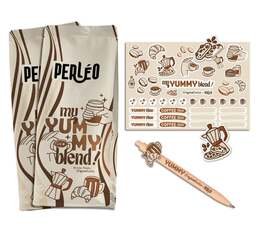 2 x 230 g - Café en grain - My Yummy Blend + accessoires exclusifs - PERLÉO