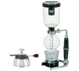 Cafetière à dépression Hario Technica TCA-3  3 tasses + Micro brûleur butane Rekrow