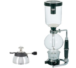 Cafetière à dépression Hario Technica TCA-5  5 tasses + Micro brûleur butane Rekrow