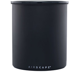 Boîte conservatrice inox avec vide d'air 1 kg - Mat Black- Airscape